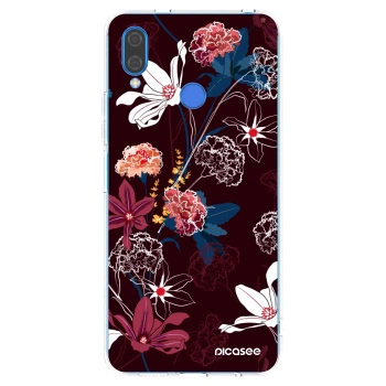 Picasee silikonový průhledný obal pro Huawei Nova 3 - Dark Meadow