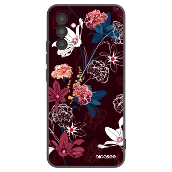Picasee silikonový černý obal pro Samsung Galaxy A04s A047F - Dark Meadow