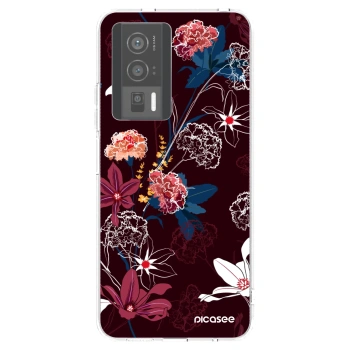 Picasee silikonový průhledný obal pro Xiaomi Poco F5 Pro 5G - Dark Meadow