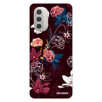 Picasee silikonový průhledný obal pro Motorola Moto G51 - Dark Meadow