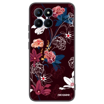 Picasee silikonový černý obal pro Honor 70 Lite - Dark Meadow