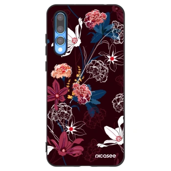 Picasee silikonový černý obal pro Huawei P20 Pro - Dark Meadow