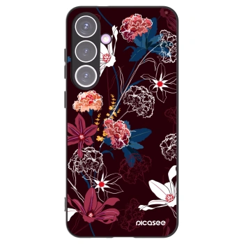 Picasee silikonový černý obal pro Samsung Galaxy S24+ S926B 5G - Dark Meadow