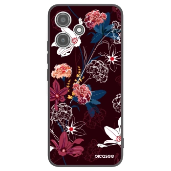 Picasee silikonový černý obal pro Xiaomi Redmi 12 5G - Dark Meadow