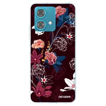 Picasee silikonový průhledný obal pro Motorola Edge 40 Neo - Dark Meadow