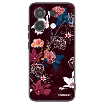 Picasee silikonový černý obal pro Xiaomi Poco X6 - Dark Meadow
