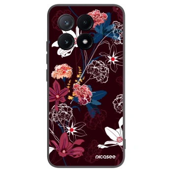 Picasee silikonový černý obal pro Xiaomi Poco X6 Pro - Dark Meadow