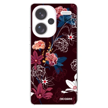 Picasee silikonový průhledný obal pro Xiaomi Redmi Note 13 Pro+ 5G - Dark Meadow