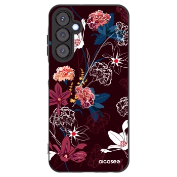 Picasee silikonový černý obal pro Samsung Galaxy A25 A256B 5G - Dark Meadow