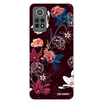 Picasee silikonový průhledný obal pro Xiaomi Redmi Note 12 Pro 4G - Dark Meadow