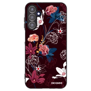 Picasee silikonový černý obal pro Samsung Galaxy A15 A155F 4G - Dark Meadow