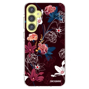 Picasee silikonový průhledný obal pro Samsung Galaxy A35 5G A356B - Dark Meadow
