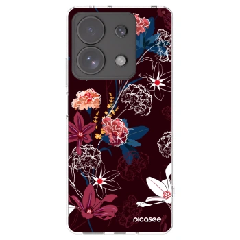 Picasee silikonový průhledný obal pro Xiaomi Redmi Note 13 Pro 4G - Dark Meadow