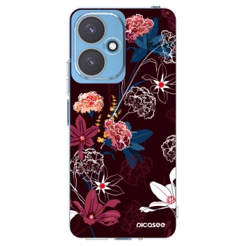 Picasee silikonový průhledný obal pro Xiaomi Redmi 13C 5G - Dark Meadow