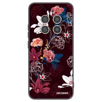 Picasee silikonový černý obal pro Realme 12 Pro 5G - Dark Meadow