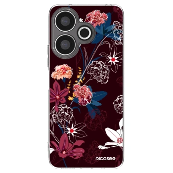 Picasee silikonový průhledný obal pro Xiaomi Redmi 13 4G - Dark Meadow