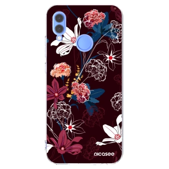Picasee silikonový průhledný obal pro Honor 10 Lite - Dark Meadow