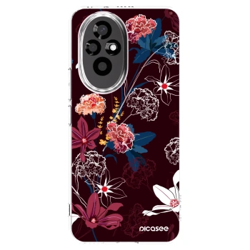 Picasee silikonový průhledný obal pro Honor 200 Pro 5G - Dark Meadow