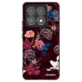 Picasee silikonový černý obal pro Xiaomi 14T - Dark Meadow