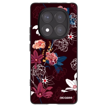 Picasee silikonový černý obal pro Xiaomi Redmi Note 14 Pro 5G - Dark Meadow
