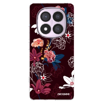 Picasee silikonový průhledný obal pro Xiaomi Redmi Note 14 Pro 5G - Dark Meadow