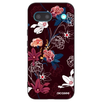 Picasee silikonový černý obal pro Google Pixel 8a - Dark Meadow