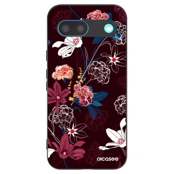 Picasee silikonový černý obal pro Google Pixel 8 - Dark Meadow