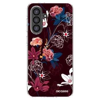 Picasee silikonový průhledný obal pro Samsung Galaxy A36 5G - Dark Meadow