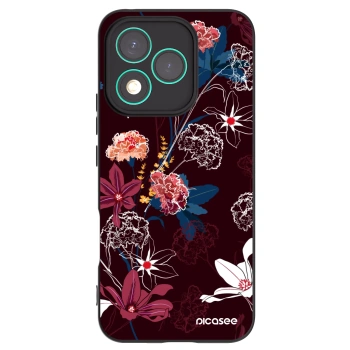 Picasee silikonový černý obal pro Honor 400 Lite 5G - Dark Meadow