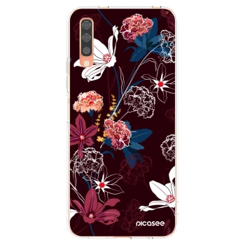 Picasee silikonový průhledný obal pro Samsung Galaxy A70 A705F - Dark Meadow
