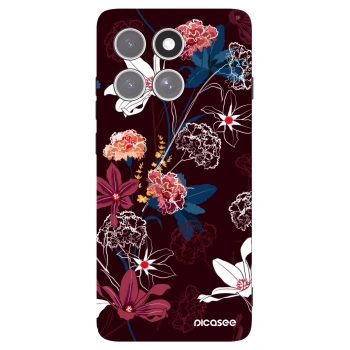 Picasee silikonový černý obal pro Motorola Edge 60 Pro - Dark Meadow