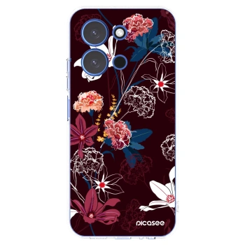 Picasee silikonový průhledný obal pro Xiaomi Redmi 15C 4G - Dark Meadow