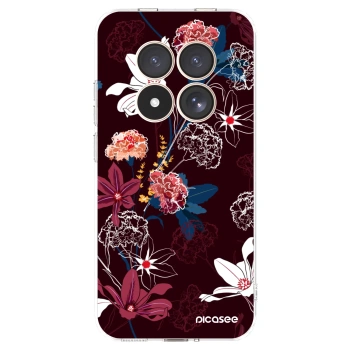 Picasee silikonový průhledný obal pro Xiaomi Redmi Note 15 Pro 4G - Dark Meadow