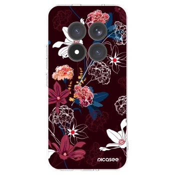Picasee silikonový průhledný obal pro Xiaomi Redmi Note 15 Pro+ - Dark Meadow