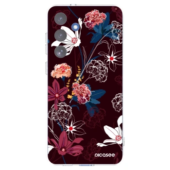 Picasee silikonový průhledný obal pro Samsung Galaxy S25 FE 5G - Dark Meadow