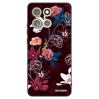 Picasee silikonový černý obal pro Motorola Moto G86 Power 5G - Dark Meadow