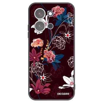 Picasee silikonový černý obal pro Xiaomi Redmi 15C 5G - Dark Meadow