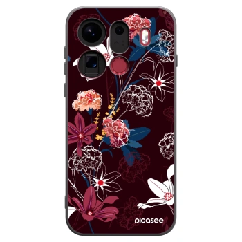 Picasee silikonový černý obal pro OPPO Find X9 Pro - Dark Meadow