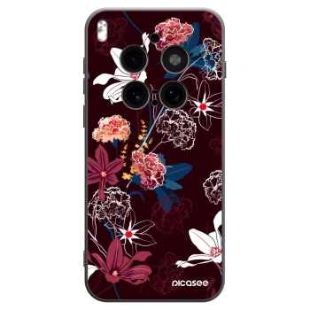 Picasee silikonový černý obal pro Vivo X300 Pro - Dark Meadow