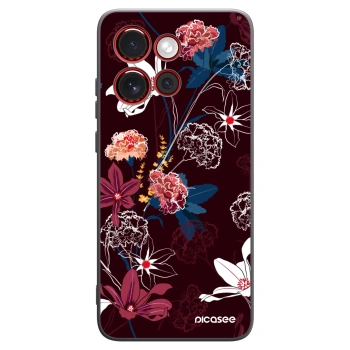 Picasee silikonový černý obal pro Motorola Edge 60 Neo 5G - Dark Meadow