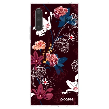Picasee silikonový průhledný obal pro Samsung Galaxy Note 10 N970F - Dark Meadow