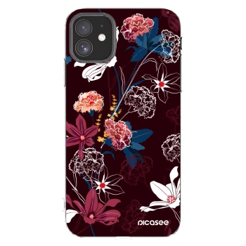 Picasee silikonový průhledný obal pro Apple iPhone 11 - Dark Meadow