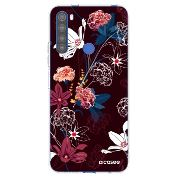 Picasee silikonový průhledný obal pro Xiaomi Redmi Note 8T - Dark Meadow