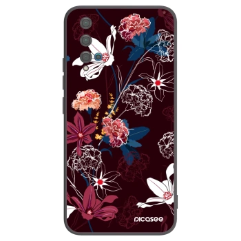 Picasee silikonový černý obal pro Huawei Nova 5T - Dark Meadow