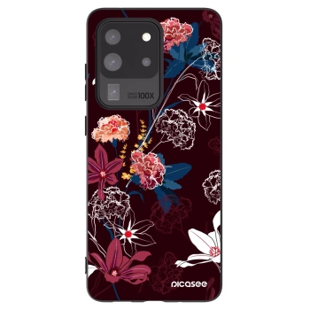 Picasee silikonový černý obal pro Samsung Galaxy S20 Ultra 5G G988F - Dark Meadow
