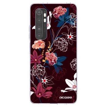 Picasee silikonový průhledný obal pro Xiaomi Mi Note 10 Lite - Dark Meadow