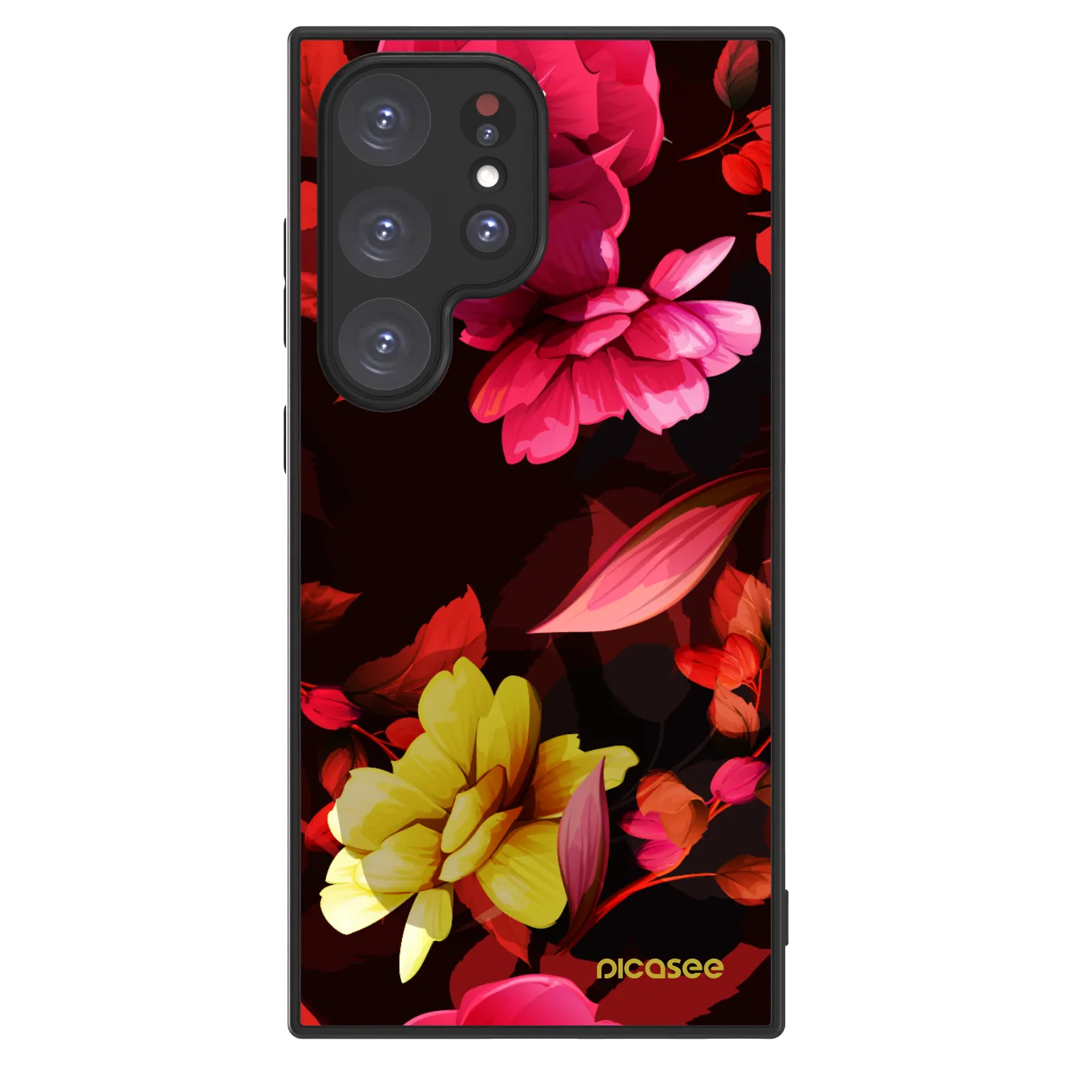 Picasee ULTIMATE CASE PowerShare pro Samsung Galaxy S24 Ultra S928B 5G - Dark Peonny