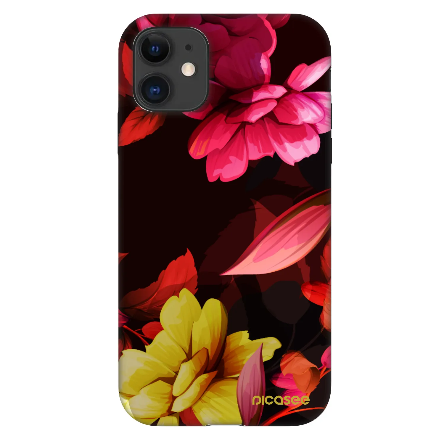 Picasee Fashion Case pro Apple iPhone 11 - Dark Peonny