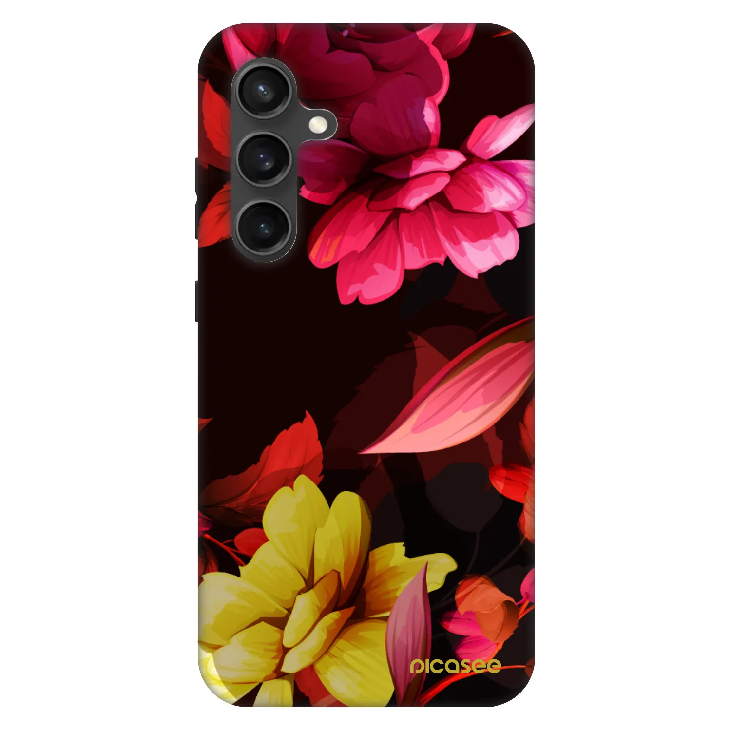 Picasee Fashion Case pro Samsung Galaxy S24 FE S721B - Dark Peonny