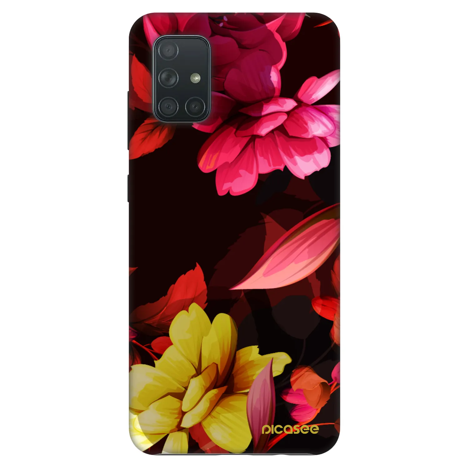Picasee Fashion Case pro Samsung Galaxy A71 A715F - Dark Peonny